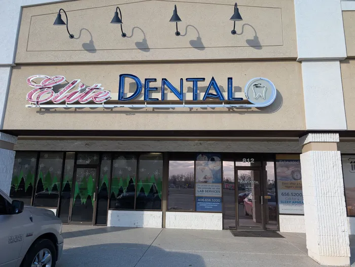 Modern dental office reception area at Elite Dental Center in Billings, MT